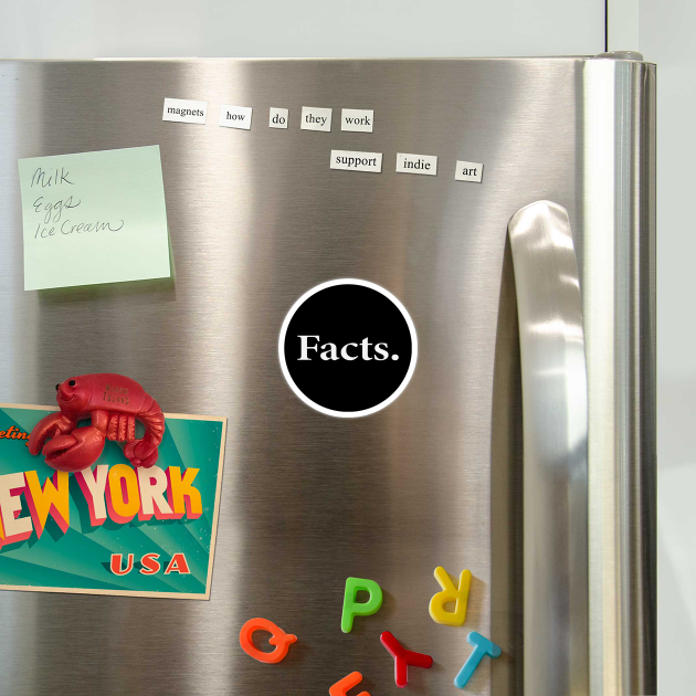 Funny 'Facts.' text design by keeplooping